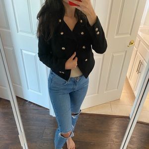 Juicy Couture Wool Peacoat Blazer